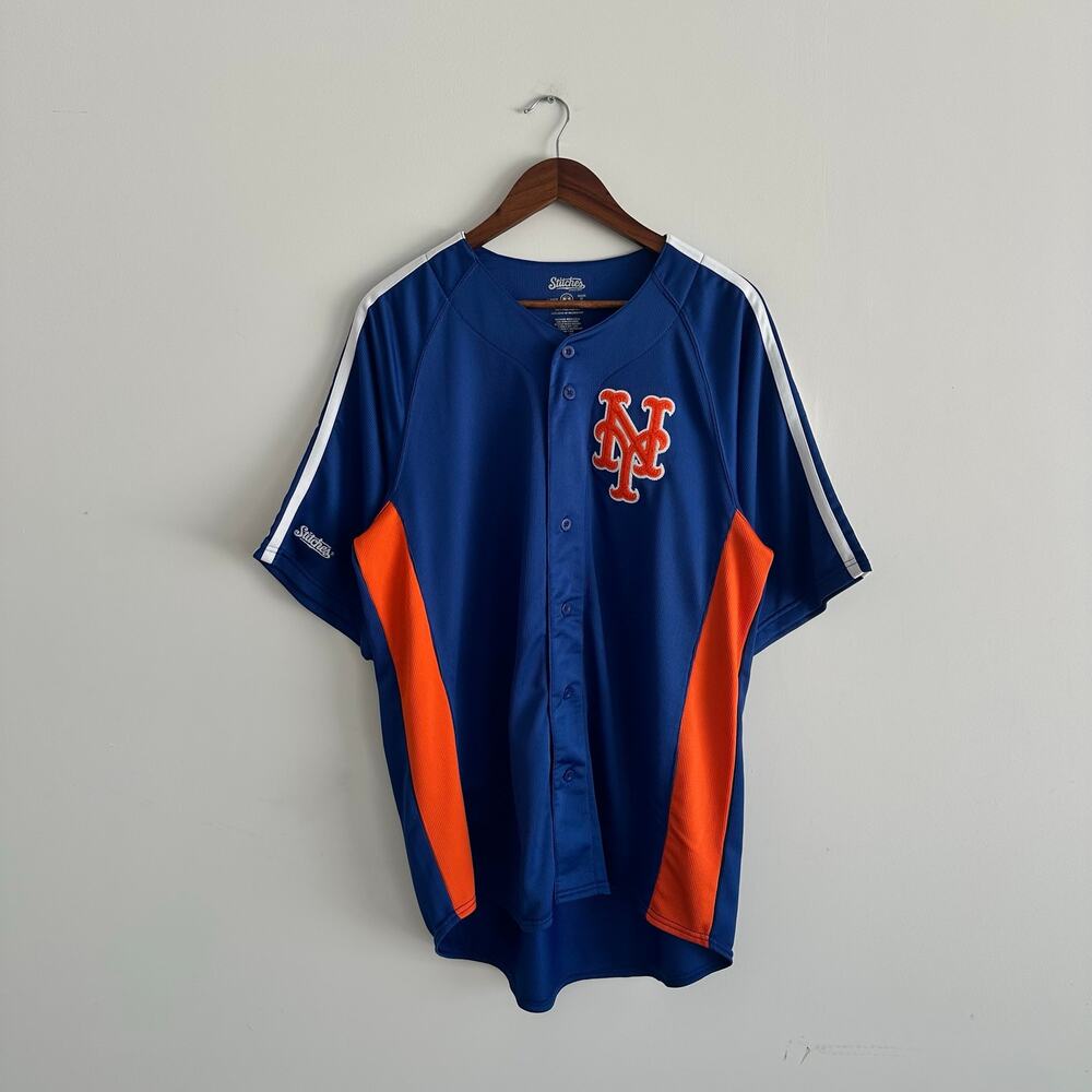 New York Mets Blue MLB Baseball Jersey